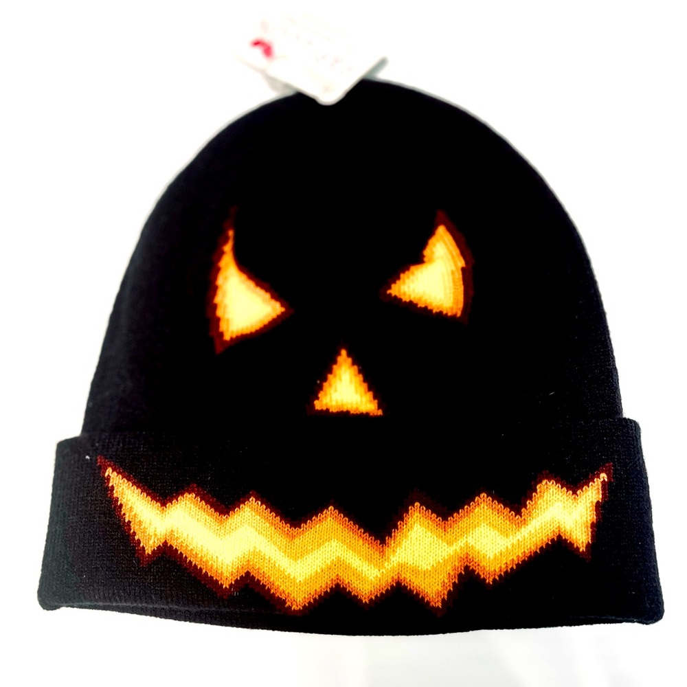 Brand New Adult Pumpkin Beanie Halloween Festival Funny Knit Beanie Hat Hats